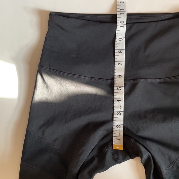 Zella Black Slit Knee Mesh Casual Active leggings size S - Picture 8 of 12